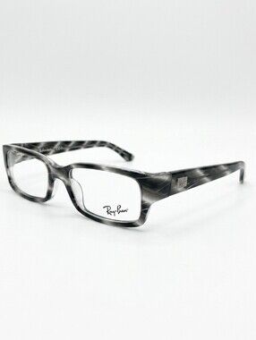 Ray Ban Eyeglasses RB 5088 2440 50 Size 55mm Optical Frame Multi Striped Grey